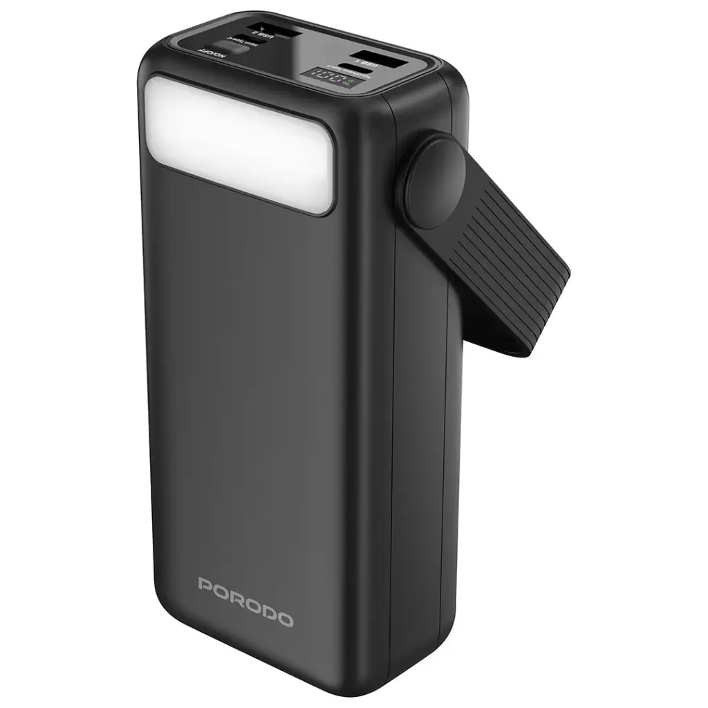 PORODO LARA 30000MAH POWER BANK PD20W BLACK PDPBJ261BK
