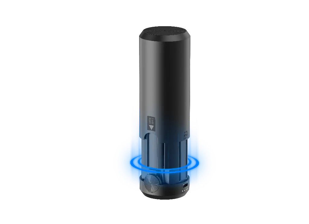 PORODO TORNADO PRIME PORTABLE VACUUM CLEANER AND BLOWER 6000MAH POWER BANK BLACK-PDS5BK thumbnail 3