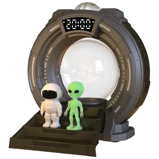 PORODO LIFESTYLE STARGATE LAMP ALIEN PROJECTION LIGHT DARK GREY PDSGPTR3WS