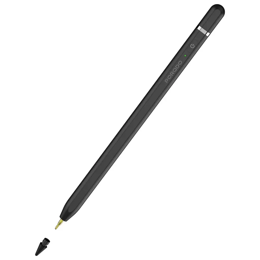 PORODO SMART STYLUS PEN FOR IPAD COMPITIBLE WITH 2018 TO 2025 MODELS BLACK PDSPP7CBK thumbnail 3