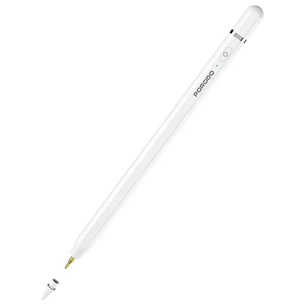 PORODO SMART STYLUS PEN FOR IPAD COMPITIBLE WITH 2018 TO 2025 MODELS WHITE PDSPP7CWH thumbnail 4