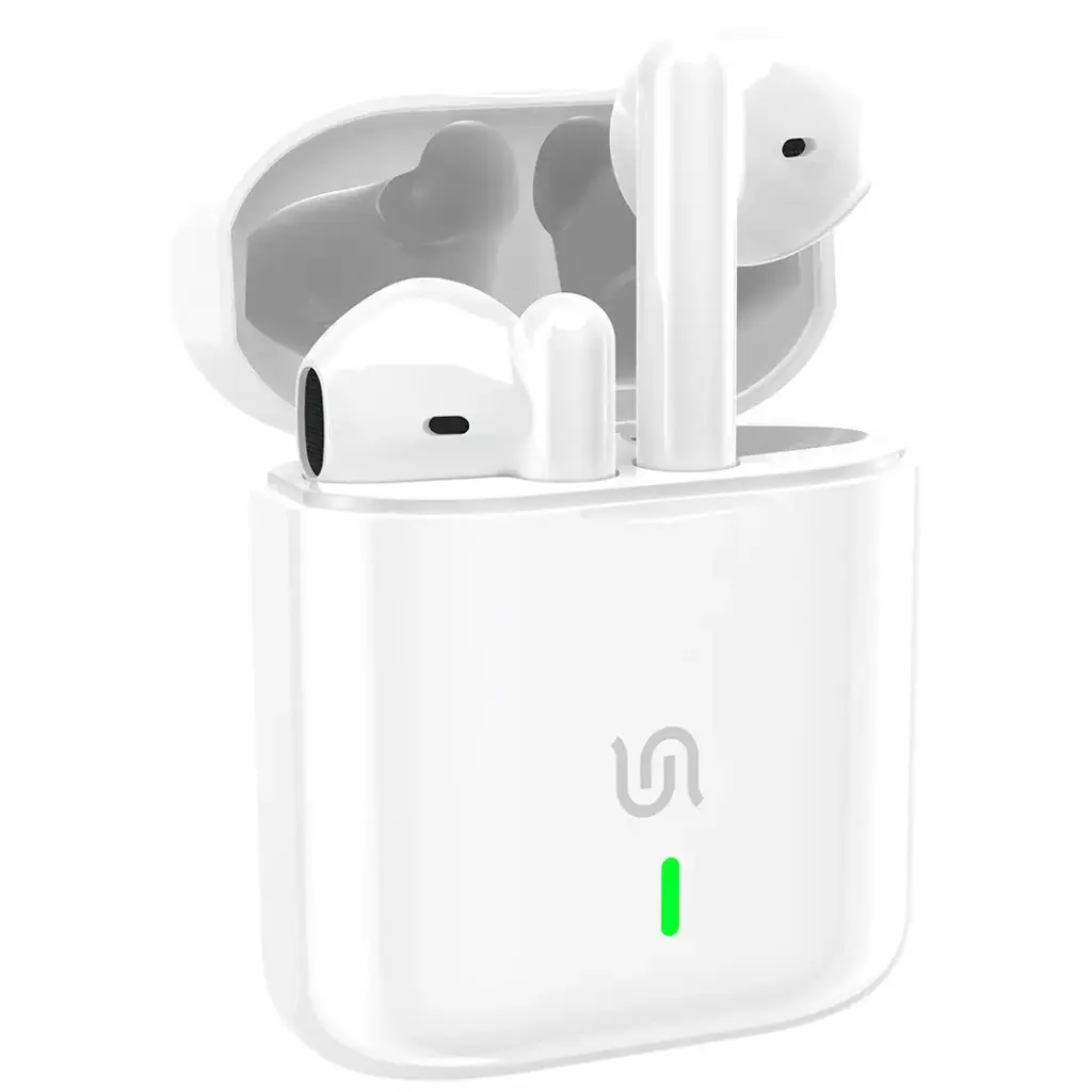 PORODO SOUNDTECH POPWAVE TRUE WIRELESS DEEP BASS EARBUD WHITE PDSTBV77WH