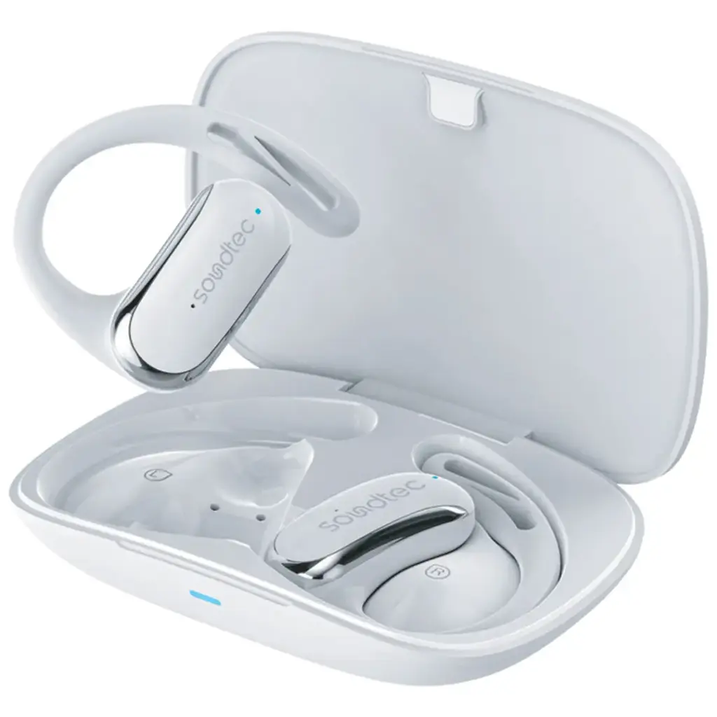 PORODO SOUNDTECH AIR BEAT OPEN EAR WIRELESS EARBUDS WHITE PDSTWMO05WH