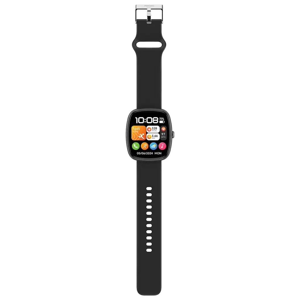 PORODO RONY 1.83 SPORT SMART WATCH BLACK PDT69BK thumbnail 2