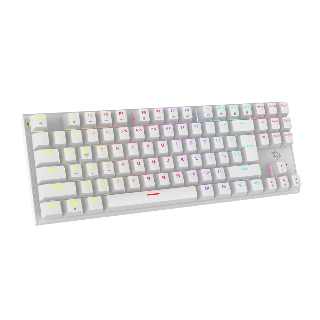 PORODO GAMING TKL MECHANICAL KEYBOARD PDX222 WHITE PDX222-WH