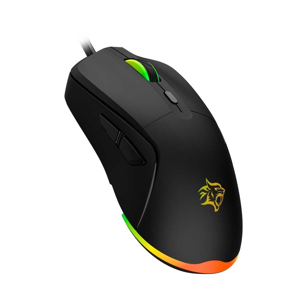 Porodo Gaming 7200 DPI RGB Gaming Mouse Black PDX322