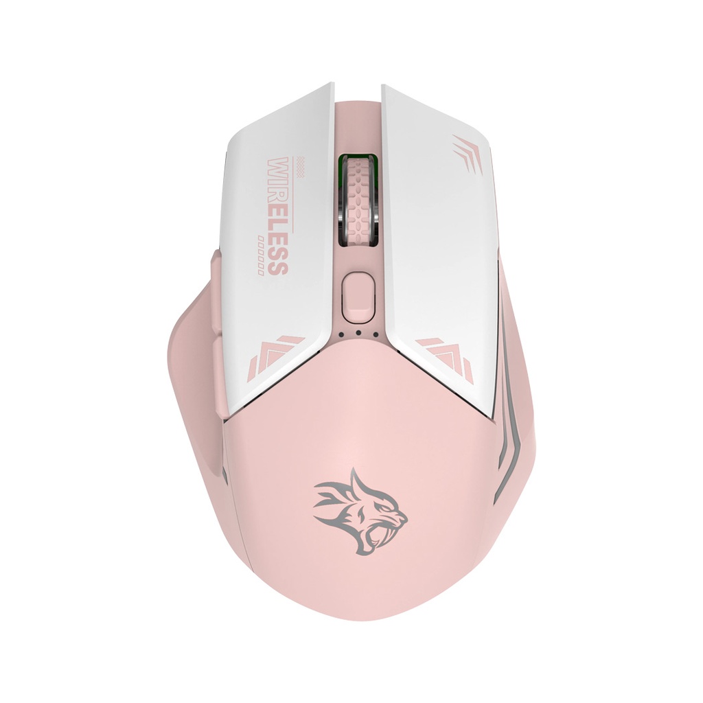 PORODO GAMING DESIGN WIRELESS MOUSE PINK PD323-PK