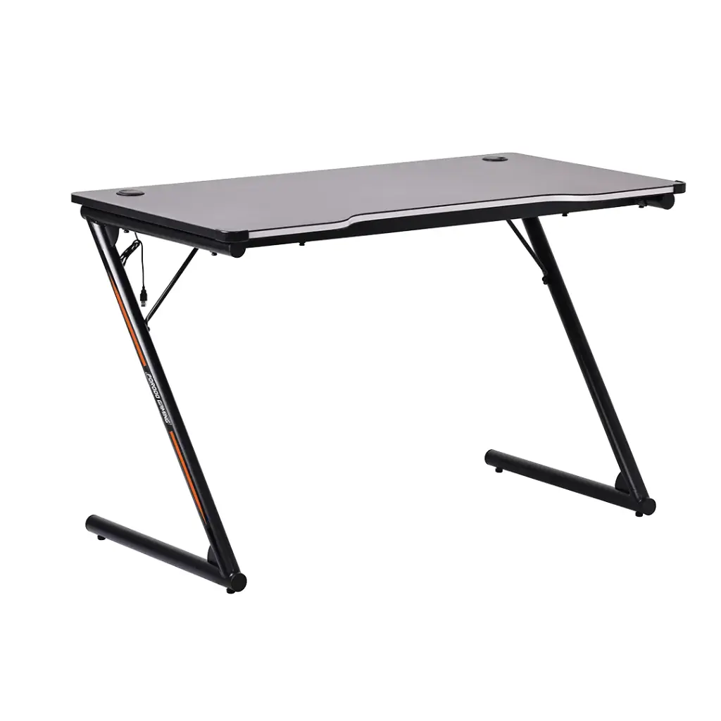 PORODO GAMING RGB GAMER DESK WITH LARGE MOUSEPAD BLACK PDX544