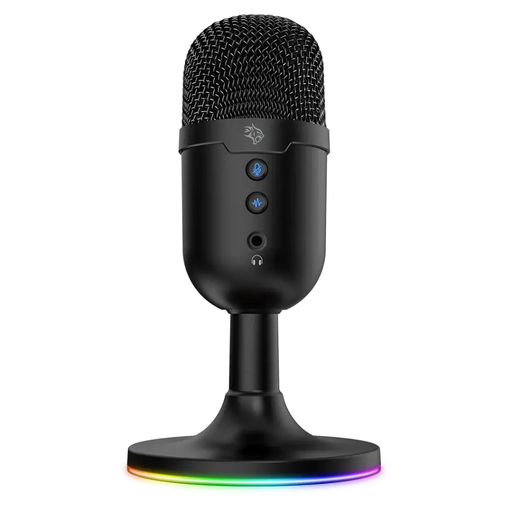 PORODO OMNI DIRECTIONAL USB MICROPHONE RGB BLACK PDX550