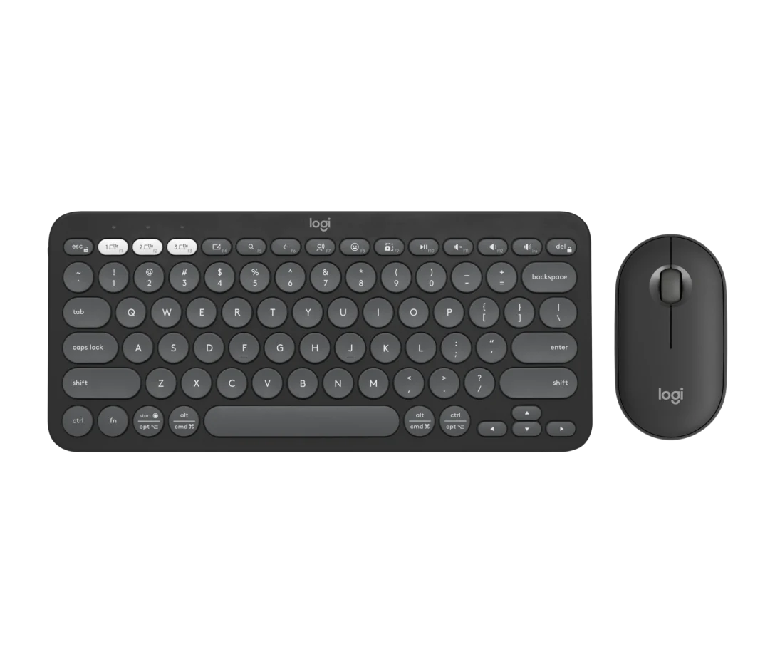 LOGITECH PEBBLE 2 COMBO KEYBOARD AND MOUSE BLACK 920-012397