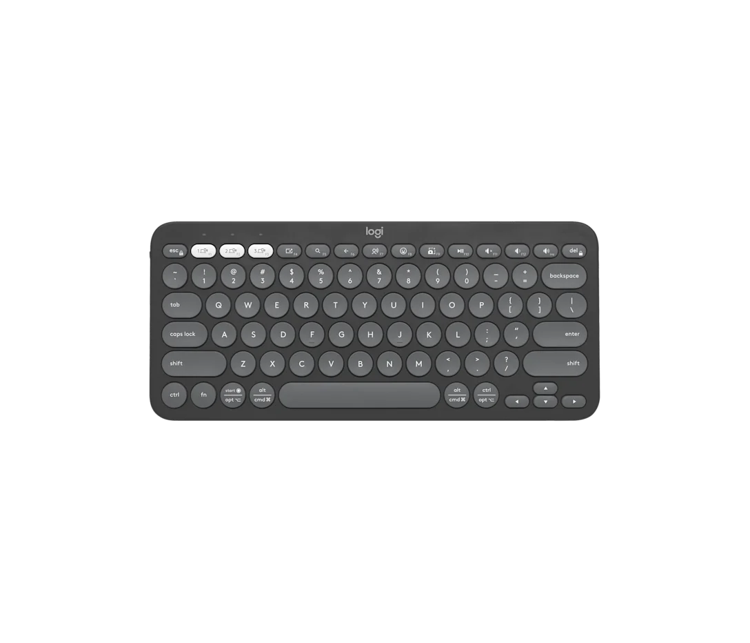LOGITECH PEBBLE KEYS 2 MULTI DEVICE PORTABLE KEYBOARD K380S WHITE 920-011852