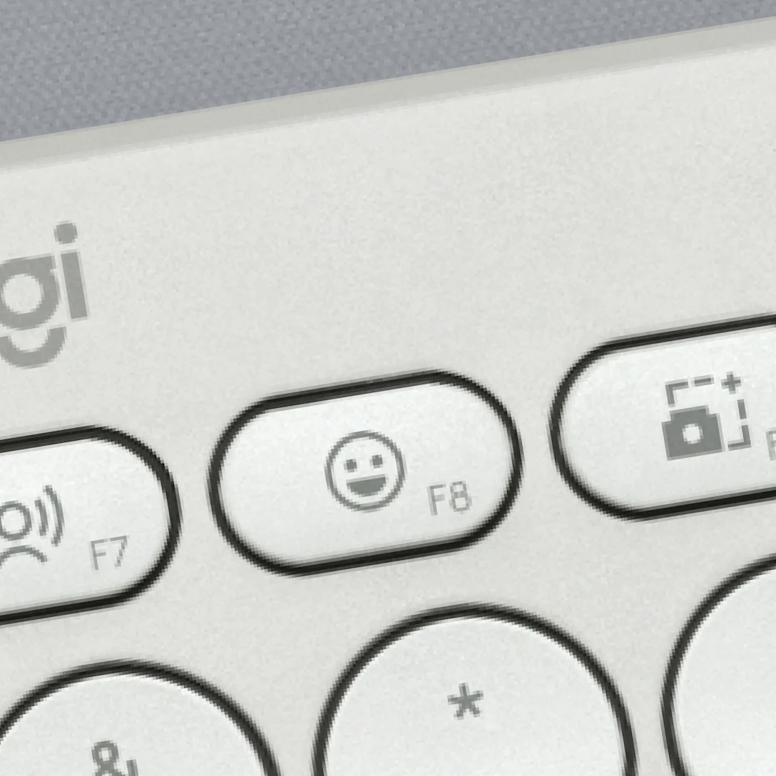 LOGITECH PEBBLE KEYS 2 MULTI DEVICE PORTABLE KEYBOARD K380S WHITE 920-011852 thumbnail 5