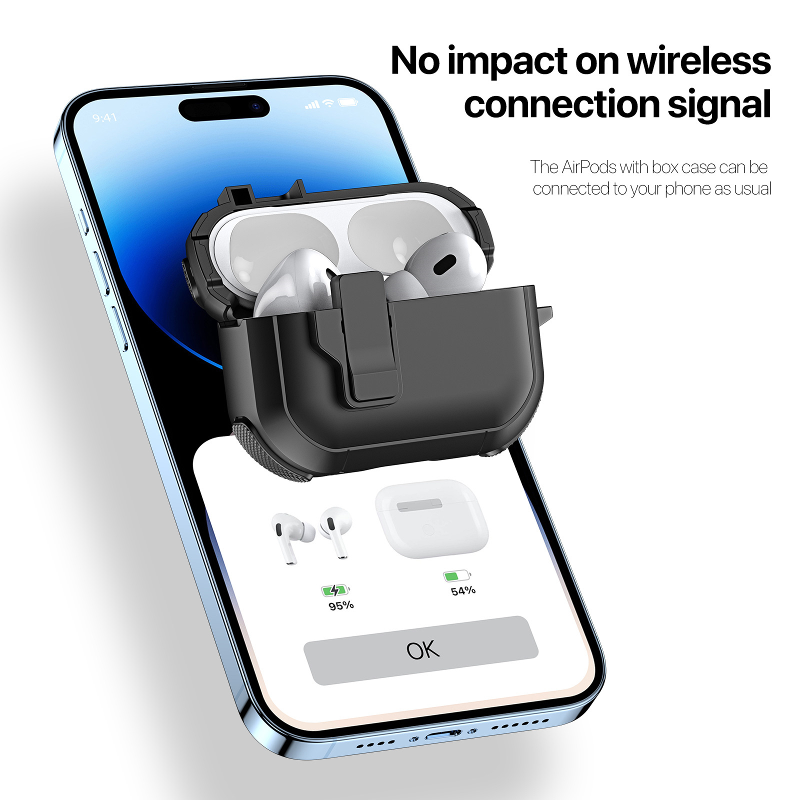 DUXDUCIS AIRPODS 4 PECP SERIES CASE BLACK PECP0001 thumbnail 5