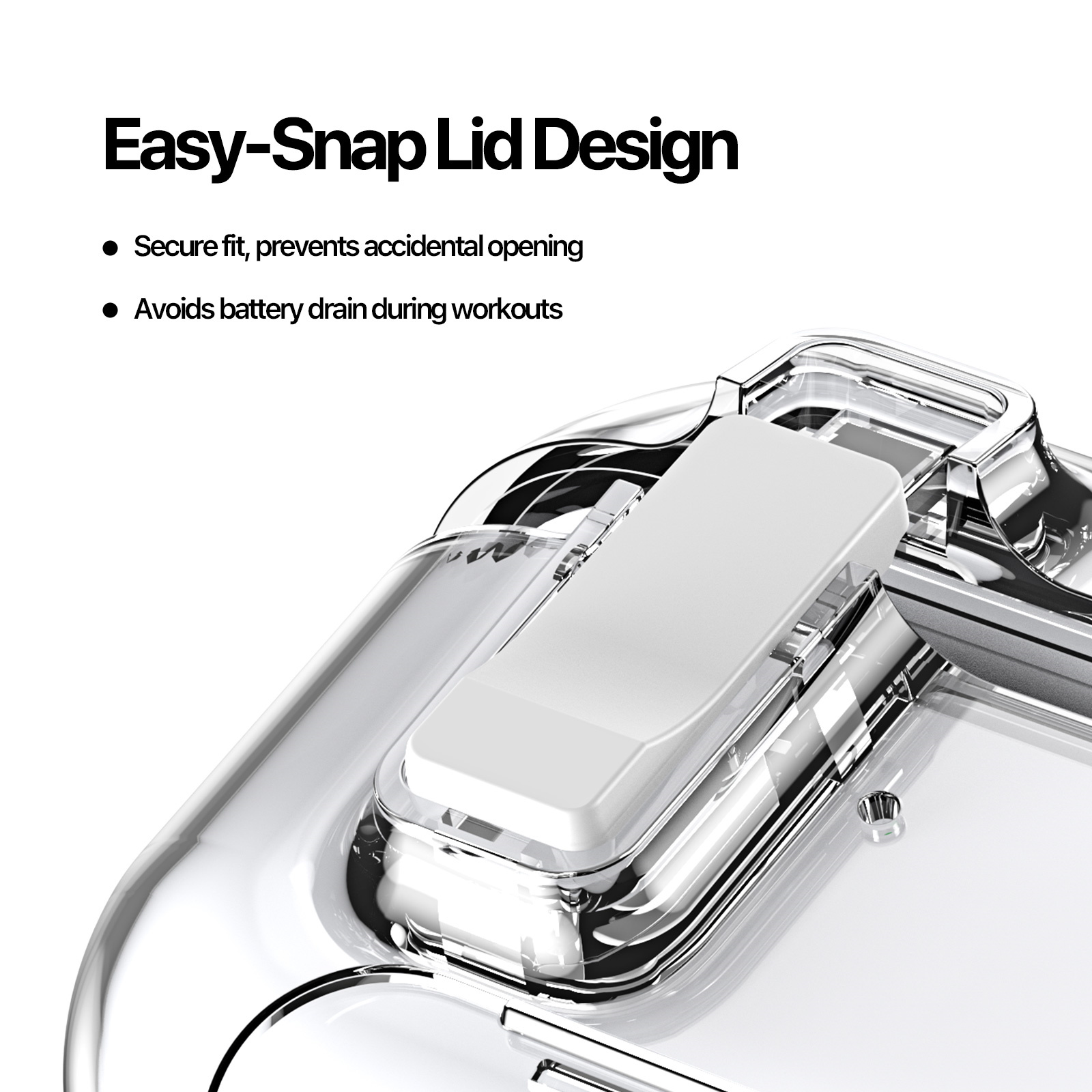 DUX DUCIS AIRPODS 4 CLEAR VERSATILE 6TH GENERATION HEADPHONE PECR SERIES CASE TRANSPARENT PECR0001 thumbnail 5