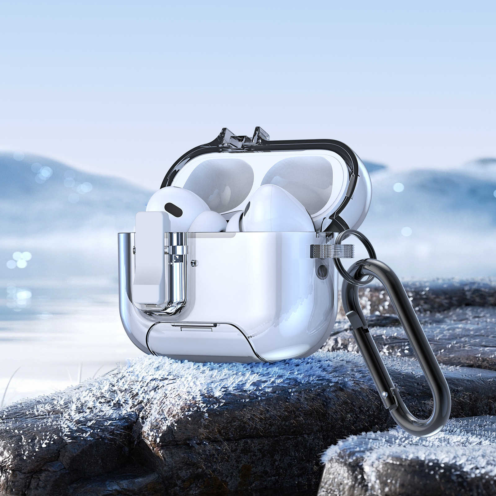 DUX DUCIS AIRPODS 4 CLEAR VERSATILE 6TH GENERATION HEADPHONE PECR SERIES CASE TRANSPARENT PECR0001 thumbnail 10