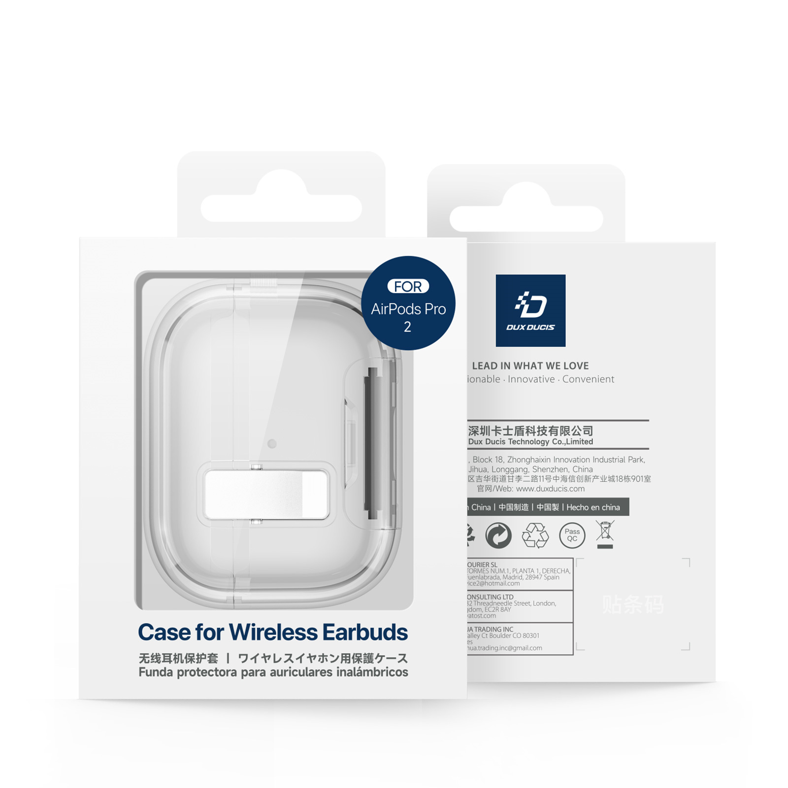 DUX DUCIS AIRPODS 4 CLEAR VERSATILE 6TH GENERATION HEADPHONE PECR SERIES CASE TRANSPARENT PECR0001 thumbnail 11