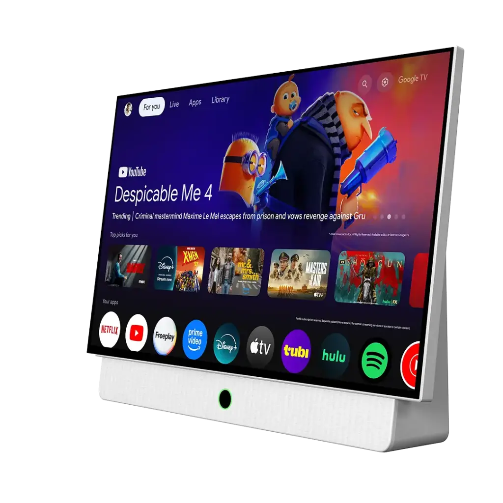 POWEROLOGY 27 INCH ANDROID 14 1GB+8GB 38400MAH GOOGLE TV FOR OUTDOORS WITH CARRY CASE WHITE PG27FWH thumbnail 5