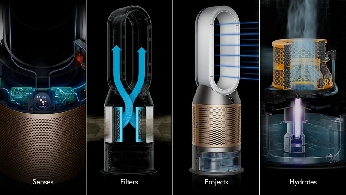DYSON PURIFIER HUMIDITY COOL PH2 WHITE GOLD thumbnail 6