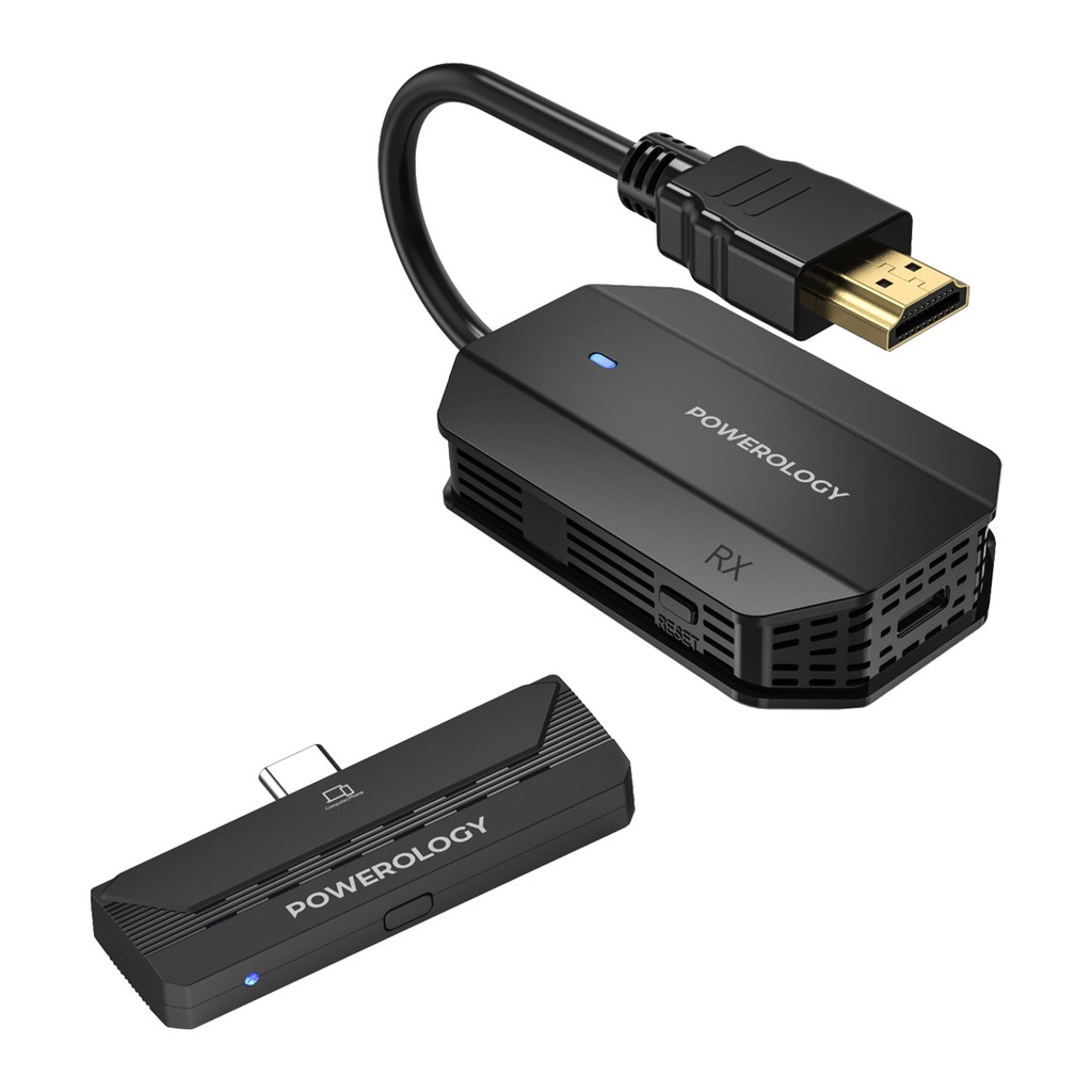 POWEROLOGY WIRELESS HDMI TYPE C ADAPTER BLACK PHDMACBK