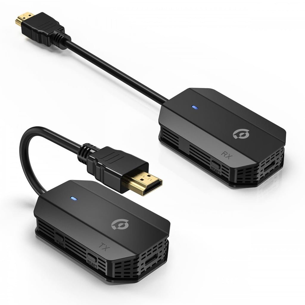 POWEROLOGY WIRELESS HDMI TO HDMI 1080P USB-C CABLE PHDMRABK