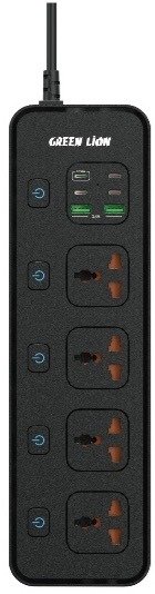 GREEN LION PD30W POWER SOCKET BLACK GNPD30POCKBK