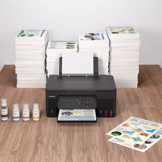 CANON PIXMA INKJET WIRELESS 3 IN 1 PRINTER BLACK G3430 thumbnail 2