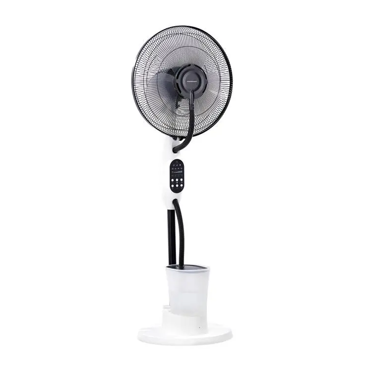 POWEROLOGY TILT & OSCILLATING FAN MIST SPRAY AND HUMIDIFIER BLACK PMFAN75W