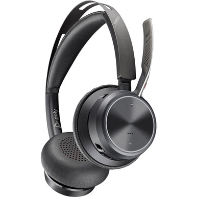 POLY VOYAGER FOCUS 2 ON-EAR ACTIVE NOISE CANCELLING HEADSET WITH STAND 9T9J6AA
