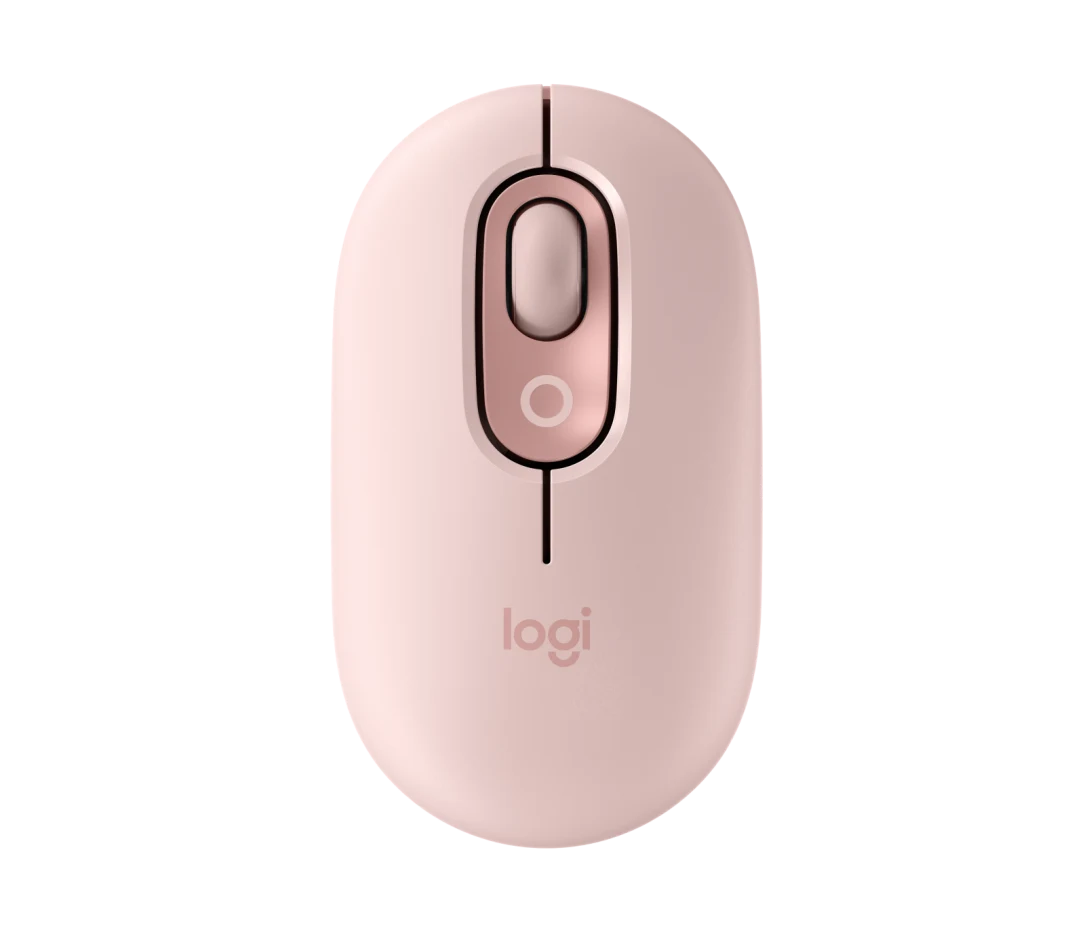 LOGITECH POP MOUSE WITH EMOJI ROSE 910-007413