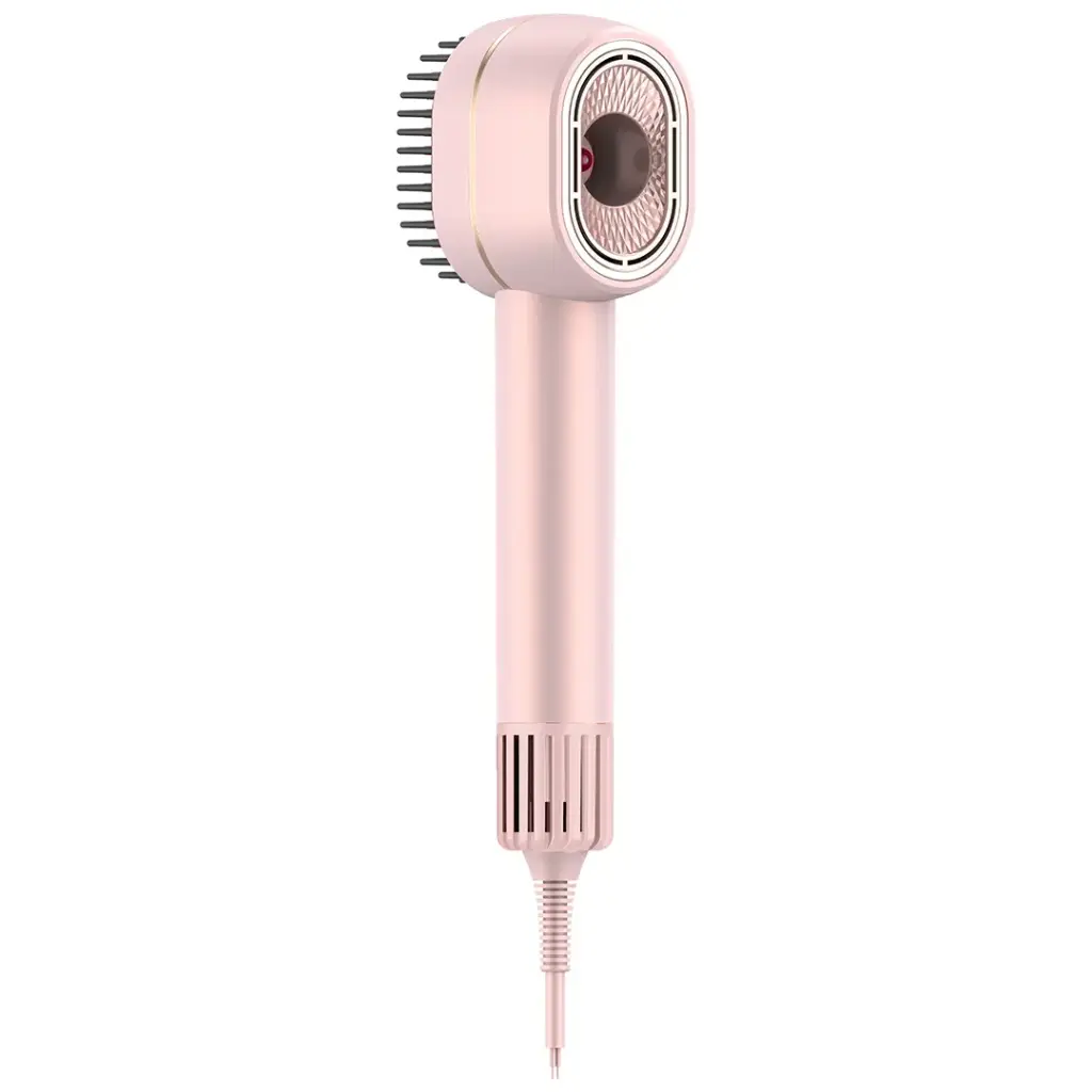 PORODO 2 IN 1 HAIR DRYER AND STRAIGHTENER BRUSH PINK PDLFSTAE581PK thumbnail 3