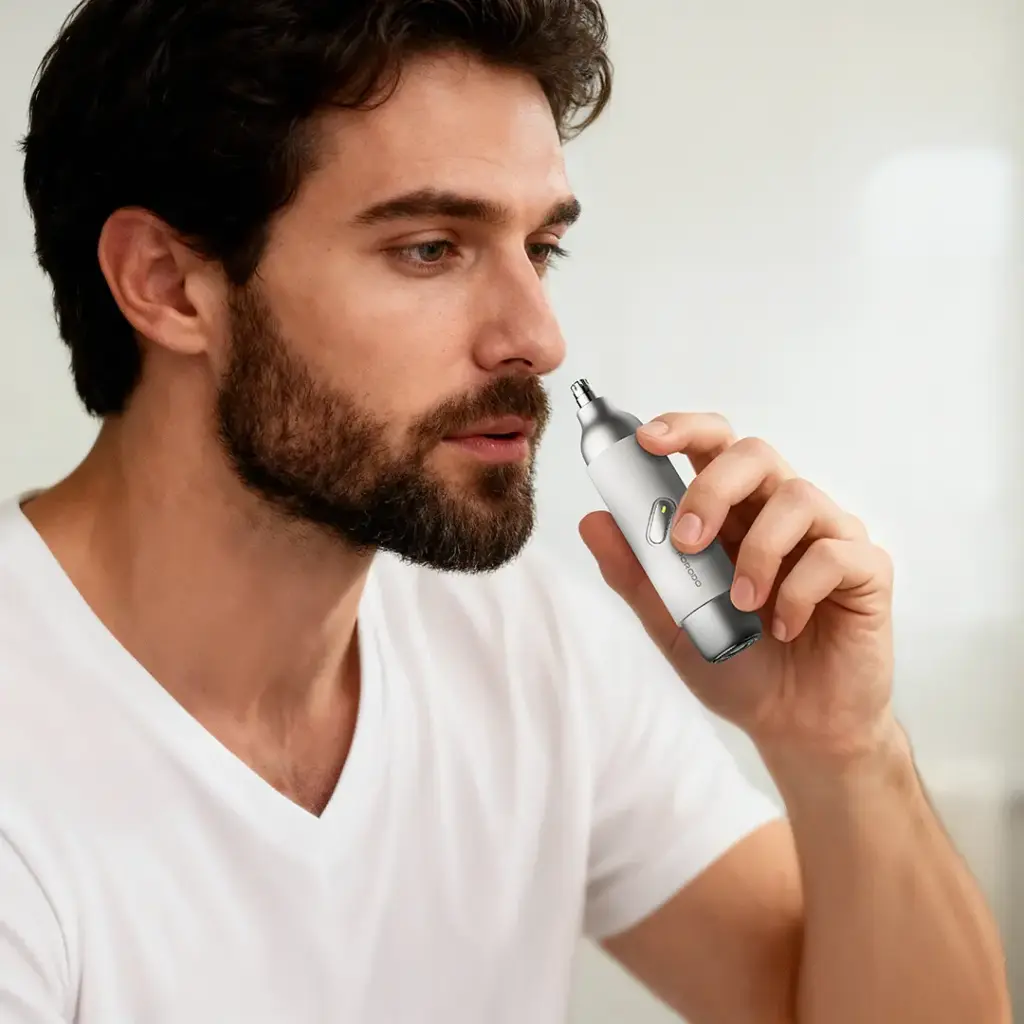 PORODO 2 IN 1 MULTIFUNCTIONAL ELECTRIC SHAVER WITH USB C CHARGING WHITE PDK007WH thumbnail 3