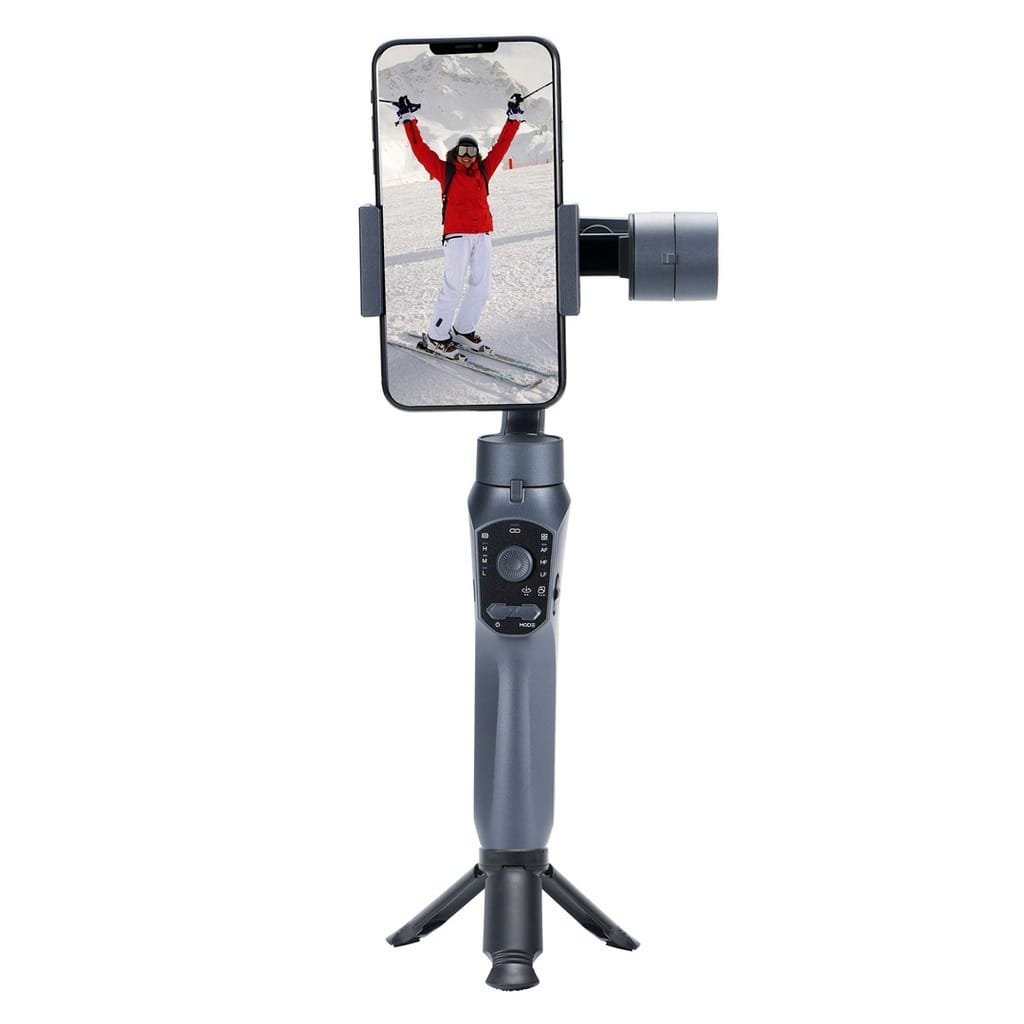 PORODO 3 AXIS GIMBAL STABILIZER WITH ADVANCED TRACKING GRAY PD-3AXGMP-GGY thumbnail 2