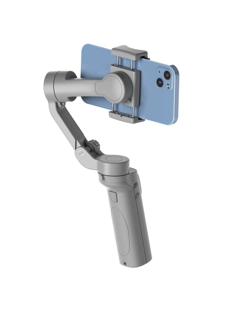 PORODO 3 AXIS GIMBAL STABILIZER VERSATILE SHOOTING MODE GREY PD-3AXGMP5-GY thumbnail 7