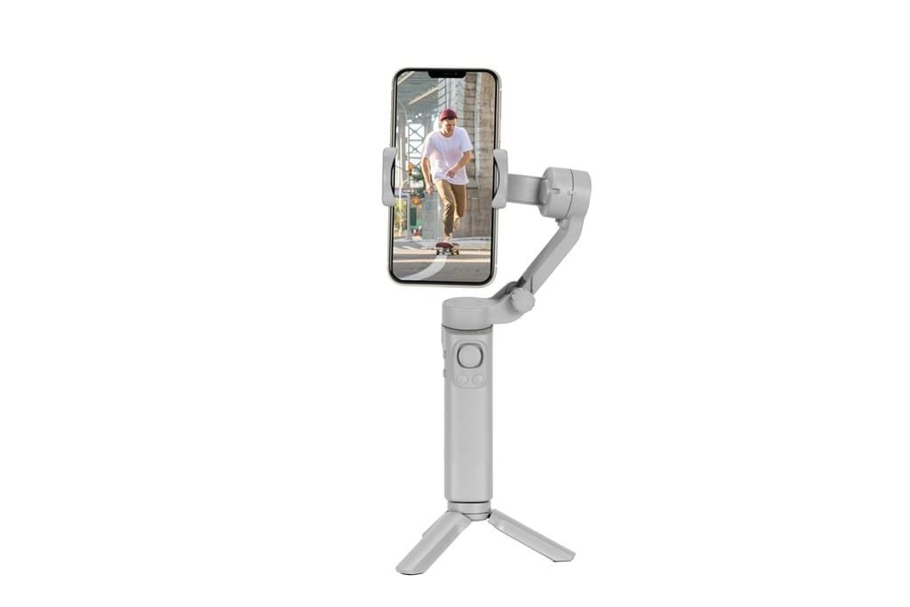 PORODO 3 AXIS GIMBAL STABILIZER VERSATILE SHOOTING MODE GREY PD-3AXGMP5-GY thumbnail 4
