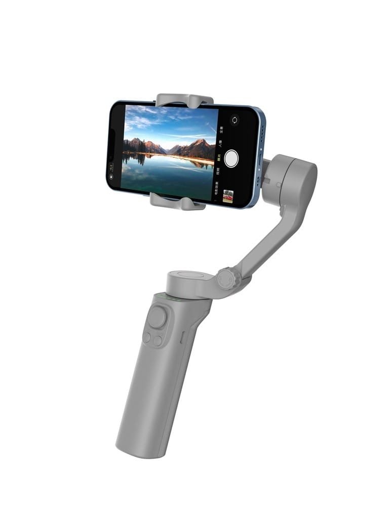 PORODO 3 AXIS GIMBAL STABILIZER VERSATILE SHOOTING MODE GREY PD-3AXGMP5-GY thumbnail 2