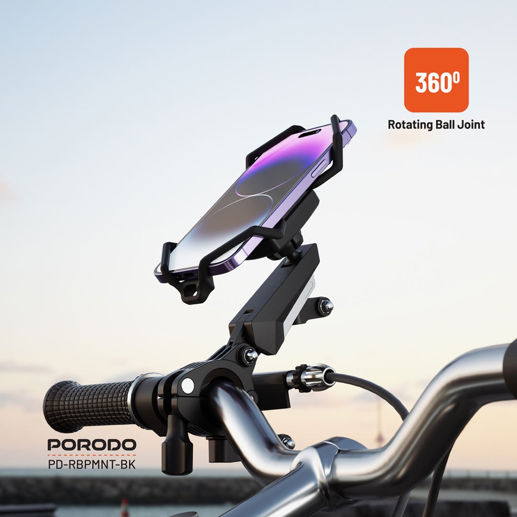 PORODO SHOCK-ABSORPTION BICYCLE MOUNT PD-RBPMNT-BK thumbnail 6