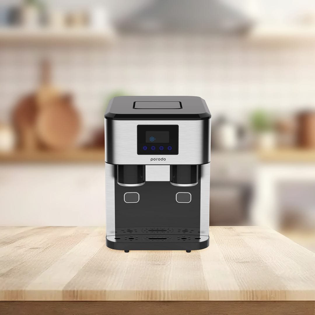 Porodo Lifestyle Instant Ice & Cold Water Fusion Machine (Crushed Ice/Ice Cube Modes) - Black thumbnail 3