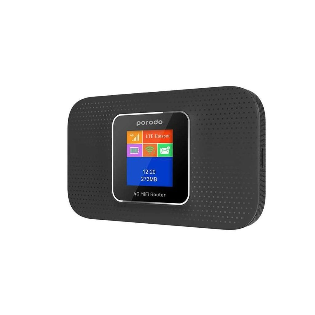 PORODO 4G LTE 3G PORTABLE HIGH SPEED ROUTER PD-PRT4GR-BK thumbnail 4