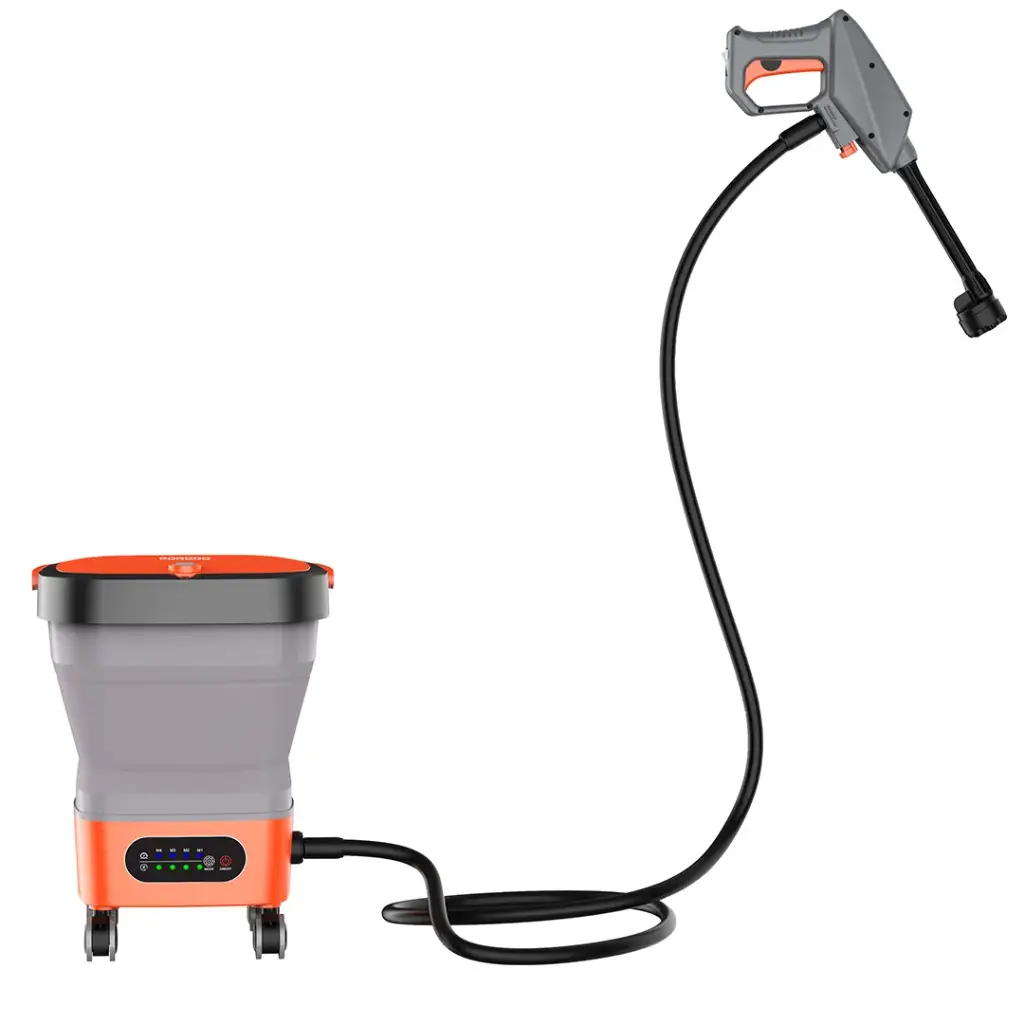 PORODO AQUASPRAY MULTIFUNCTIONAL PRESSURE WASHER FOLDABLE AND PORTABLE ORANGE PDPCWFWTOG thumbnail 2