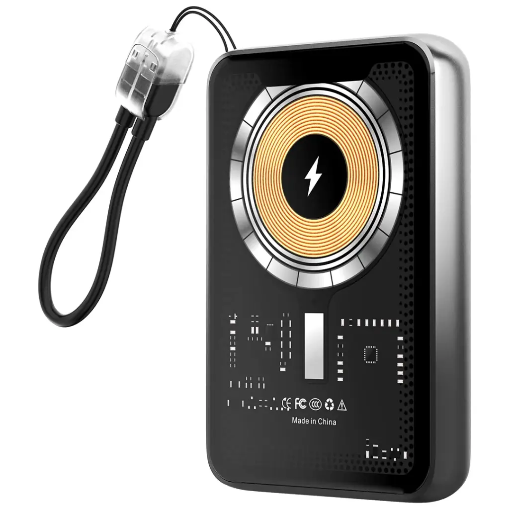 PORODO ARCADEVOLT 5000MAH MAGSAFE POWERBANK BLACK PBPBXH003BK thumbnail 3