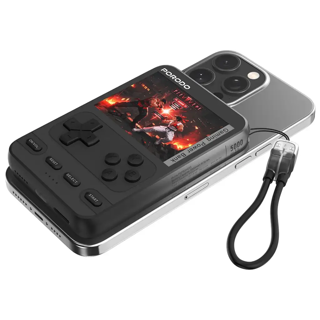PORODO ARCADEVOLT 5000MAH MAGSAFE POWERBANK BLACK PBPBXH003BK thumbnail 2