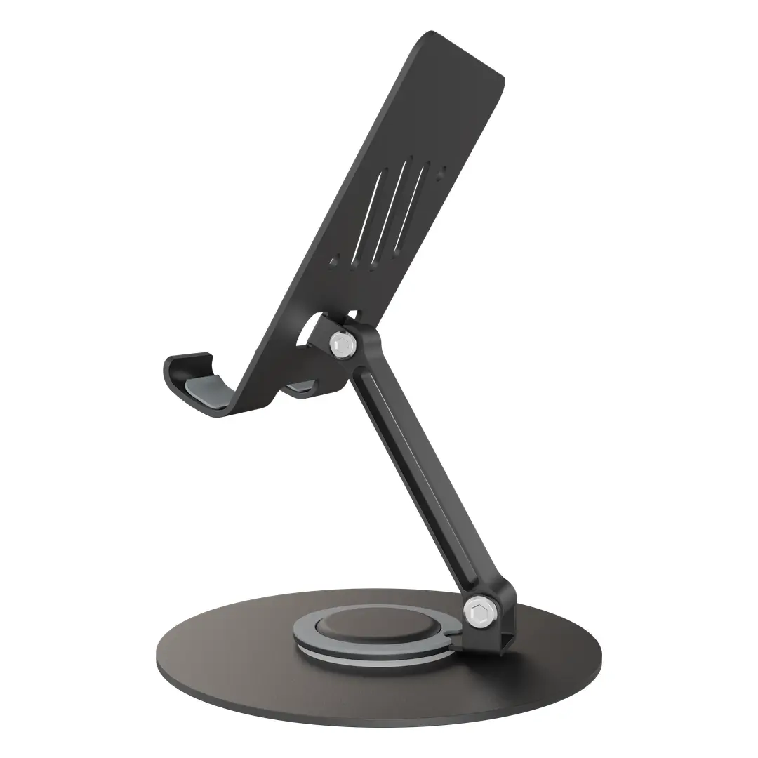 PORODO BLUE CLIPO ROTATABLE TABLET HOLDER NON SLIP BASE BLACK PBJX03BK thumbnail 2
