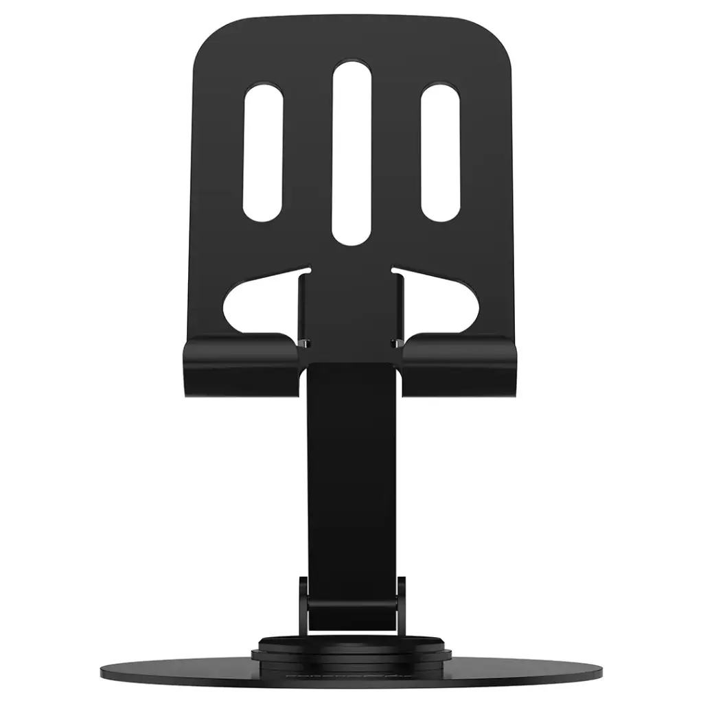 PORODO BLUE DESKTOP PHONE HOLDER 360 ROTATING BASE BLACK PBW02BK thumbnail 3