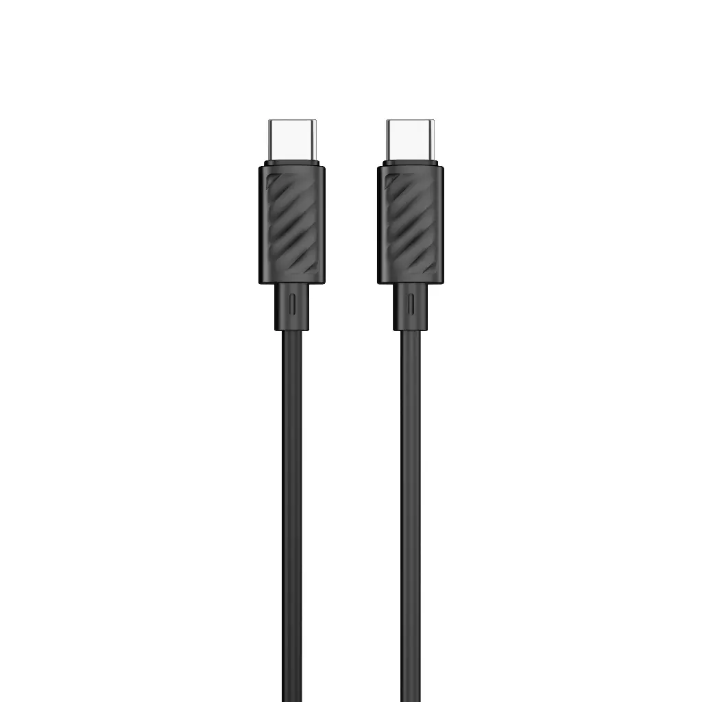 PORODO BLUE DULA PORT 30W CAR CHARGER WITH USB C TO USB C CABLE BLACK PB-FWCH037-BK-C thumbnail 2