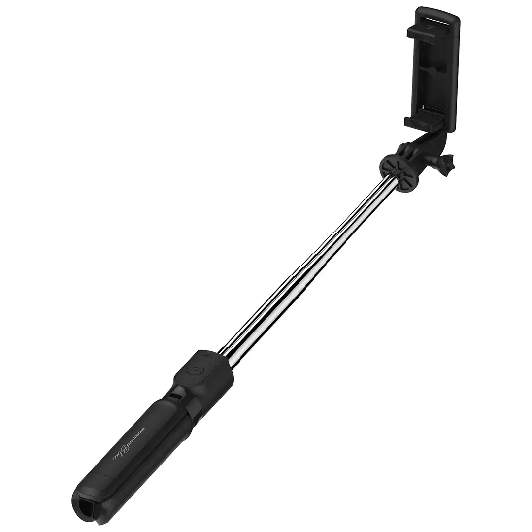 PORODO BLUE FLEXI TRIPOD SELFIE STICK WITH FOLDABLE TRIPOD BLACK PBS03SSTBK thumbnail 5