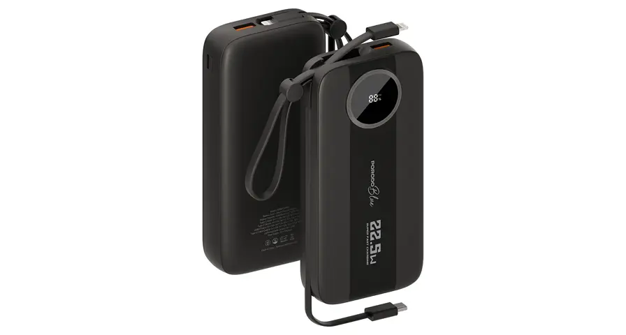 PORODO BLUE SPECCA II 20000MAH MULTI PORT POWER BANK BLACK PBPBFCH100BK