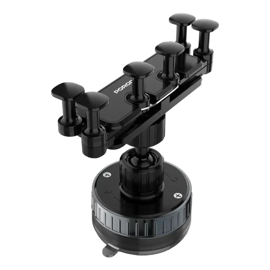 PORODO BLUE UNIVERSAL PHONE MOUNT VACUUM SUCTION BLACK PB-HSM33-BK thumbnail 4
