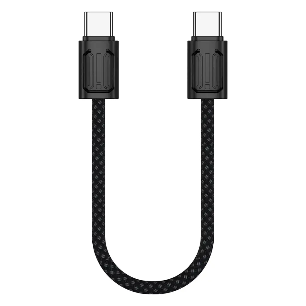 PORODO CHARGELOOP KEYCHAIN USB C TO USB C DATA CABLE BLACK PDCBL0047BK thumbnail 2
