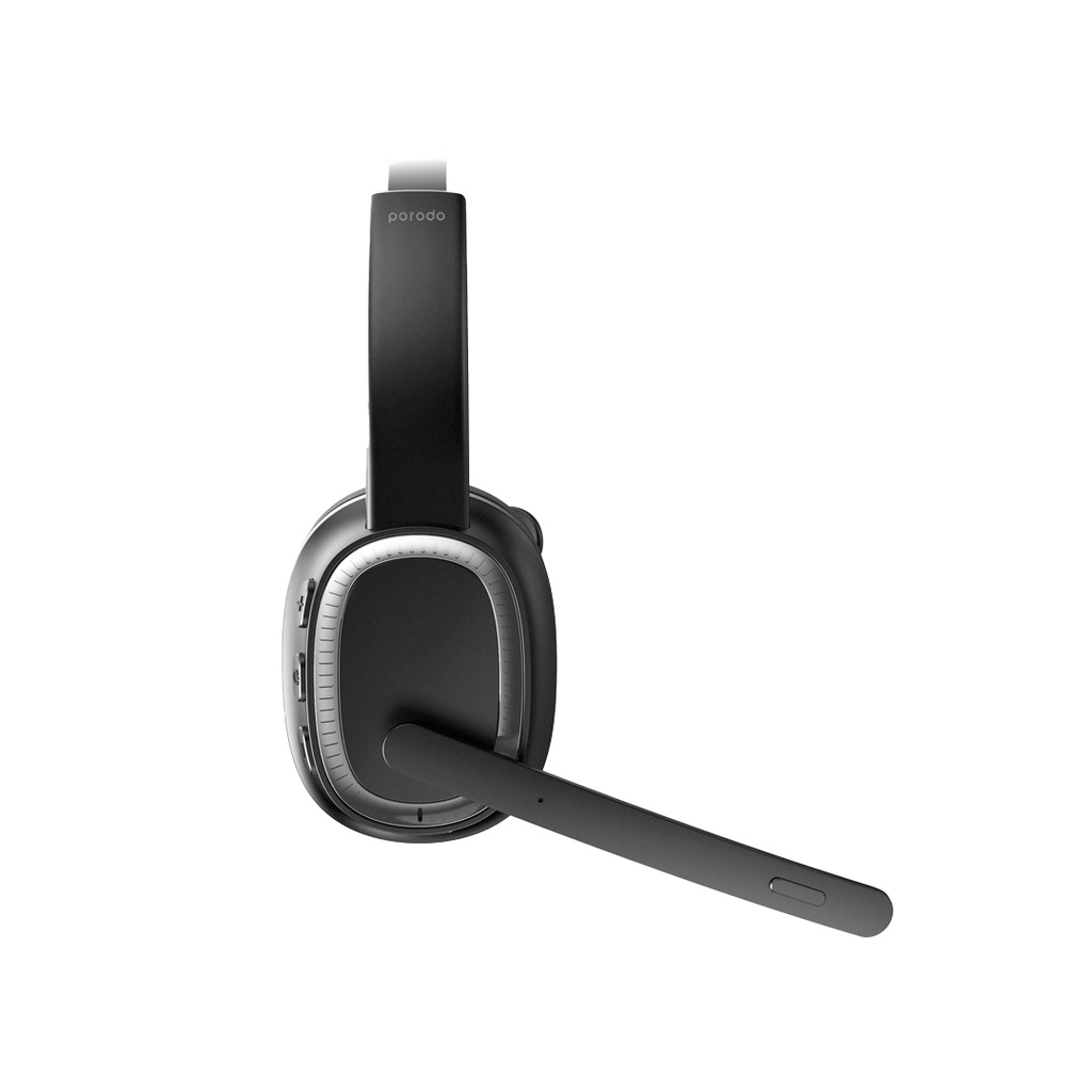PORODO ENC WIRELESS WORK HEADPHONE BLACK PD-MHDMP-BK thumbnail 3