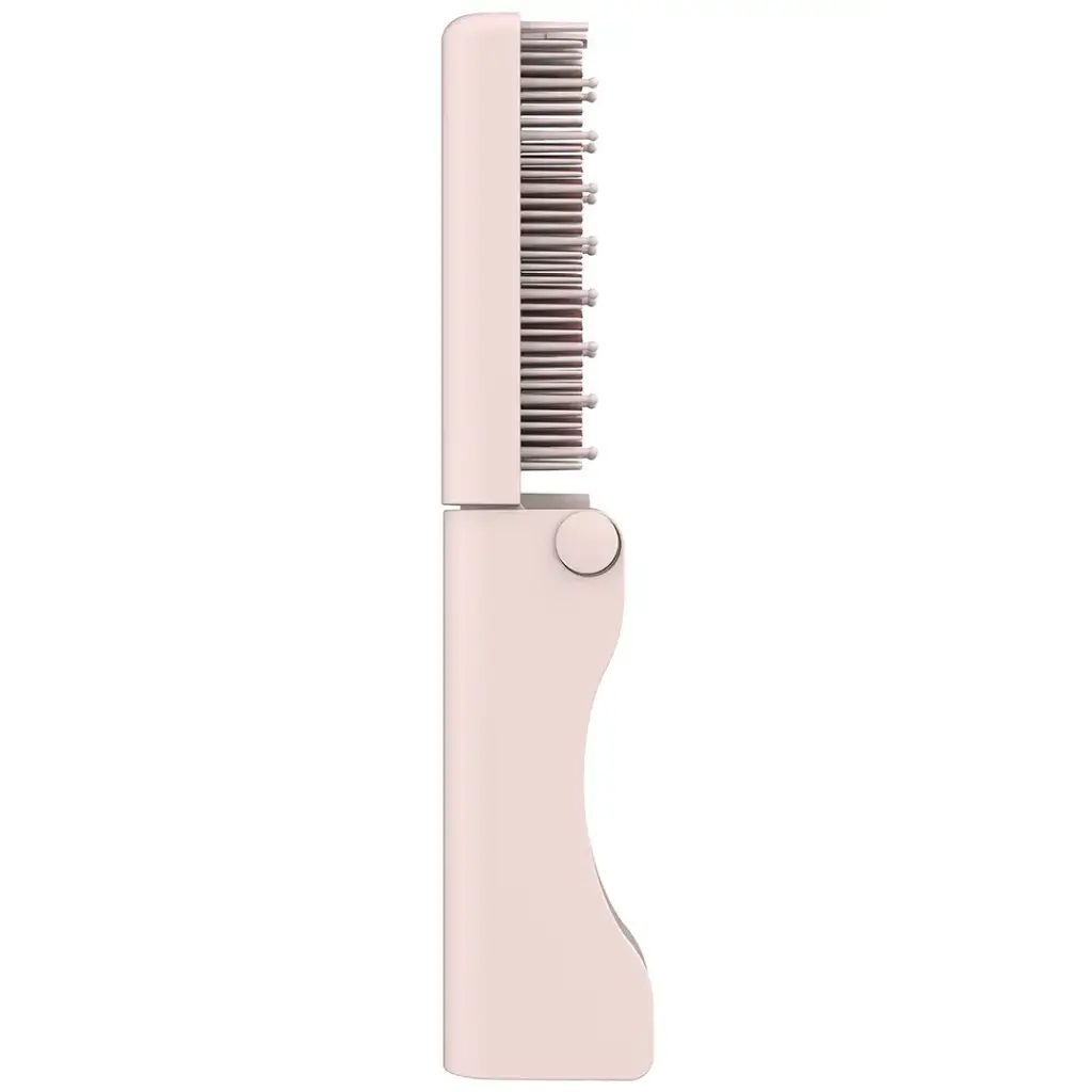 PORODO FOLDABLE MINI STRAIGHTENER BRUSH PINK PDLFSTHC313PK